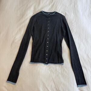 Frankies bikinis leo knit cardigan